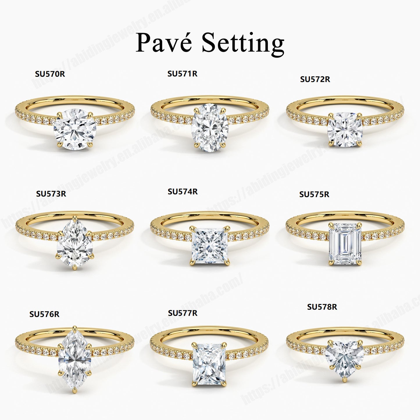3ct Oval Cut Moissanite Ring 18k Yellow Gold Plated