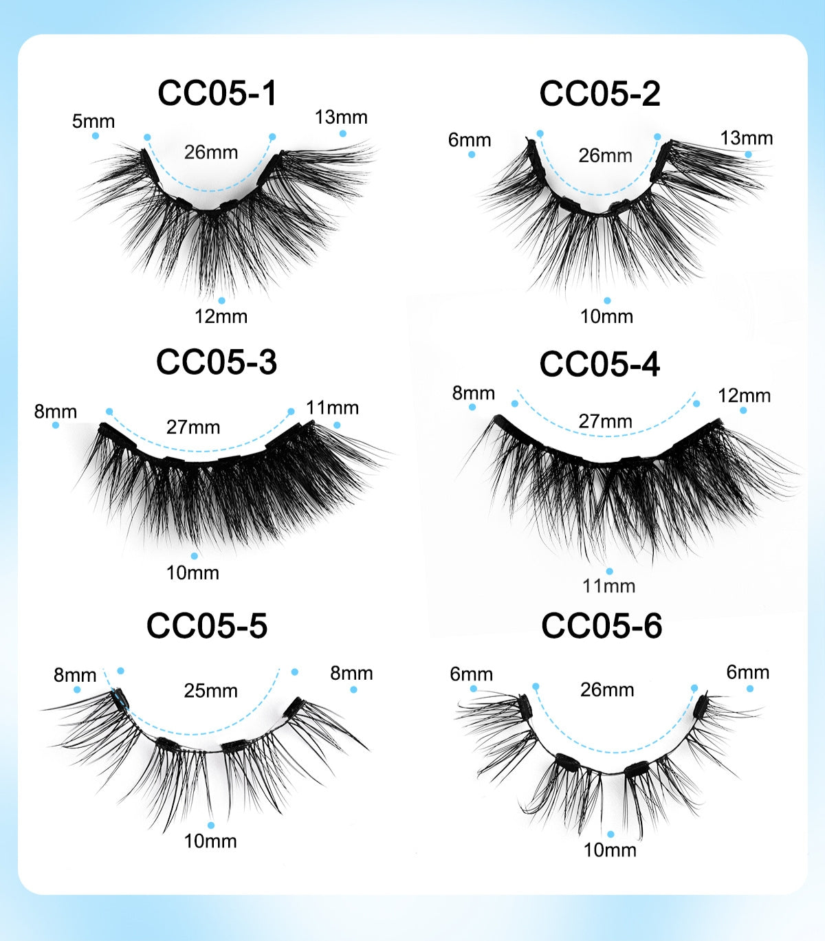 Glue-free Magnetic Lashes