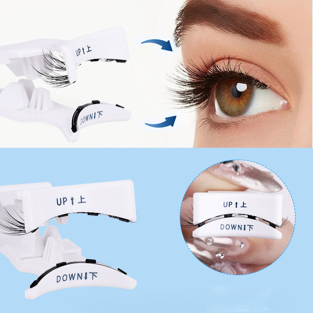 Glue-free Magnetic Lashes