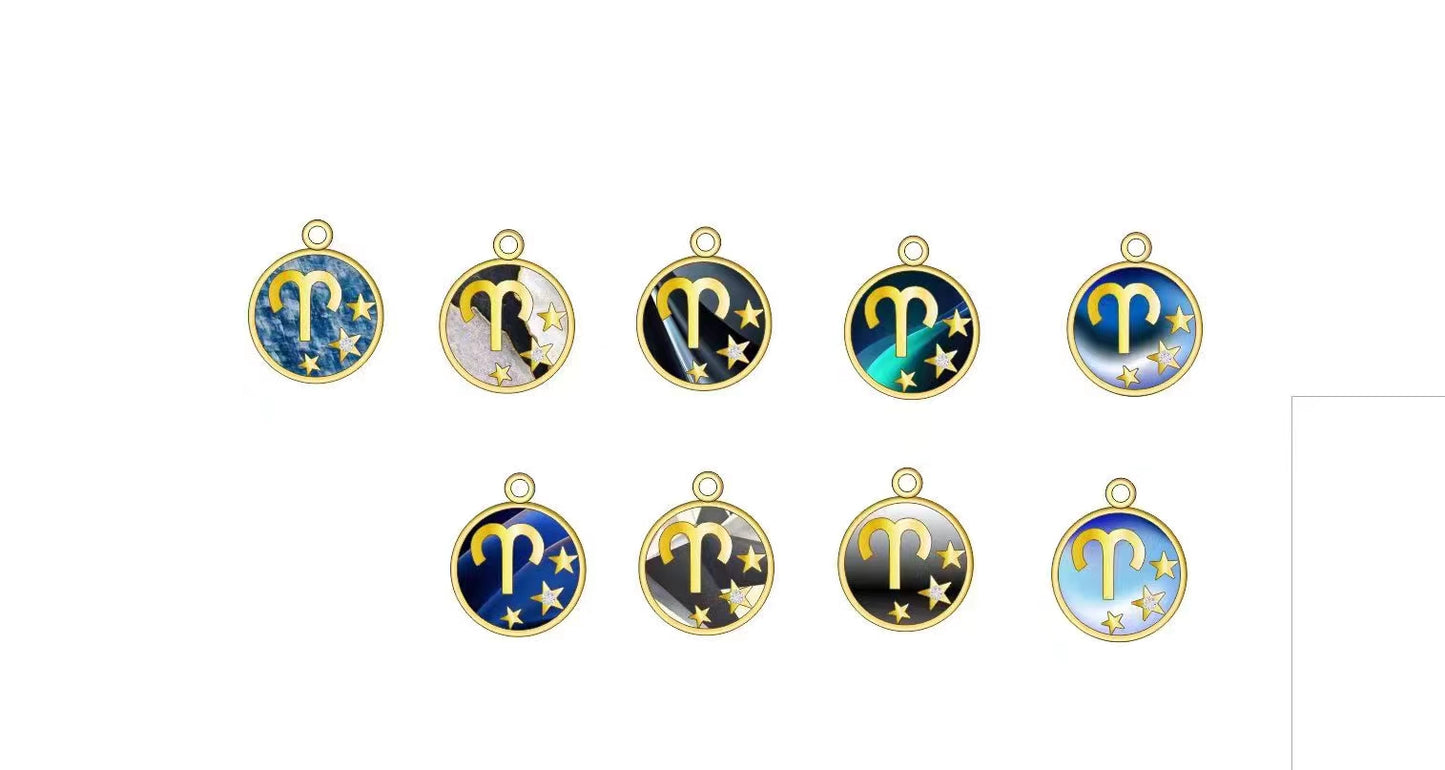 12 Zodiac Signs Stainless steel Necklace (Any two Pieces and Free Shipping)