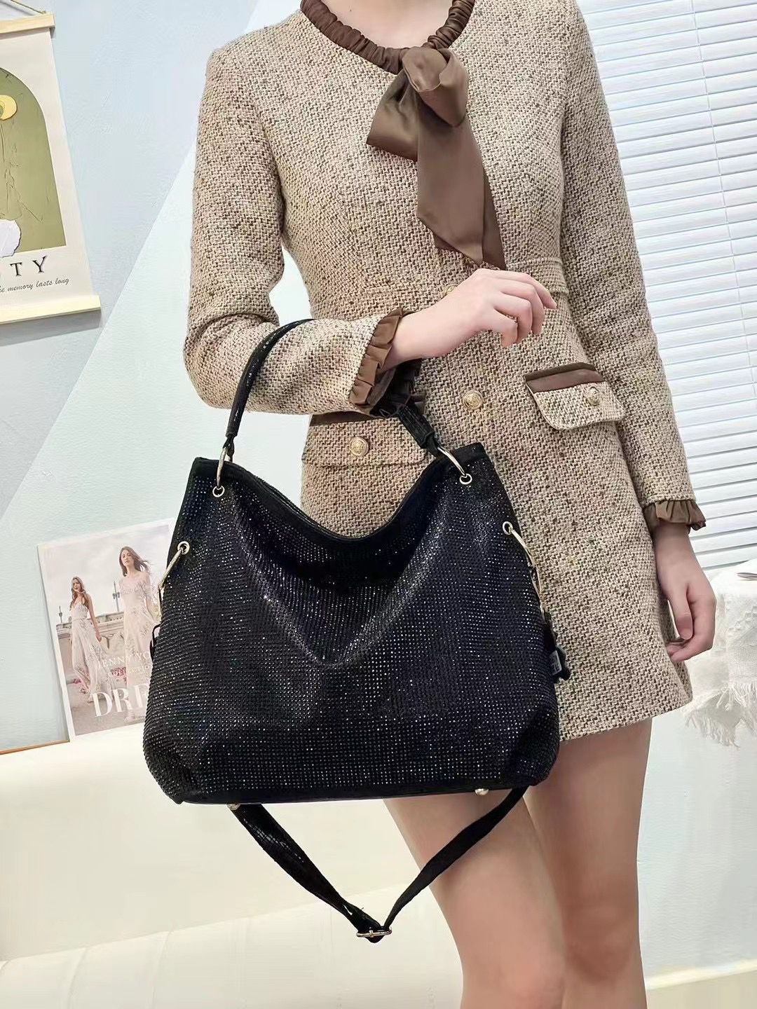 Classy Spacious Diamond Bag