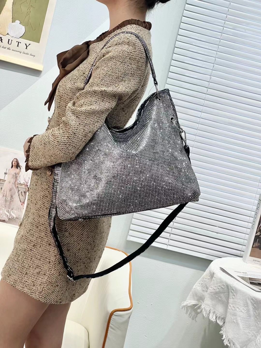 Classy Spacious Diamond Bag