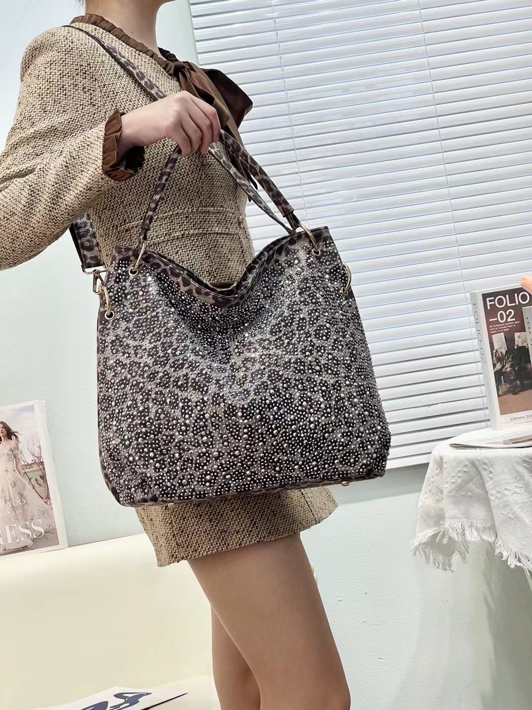 Classy Spacious Diamond Bag